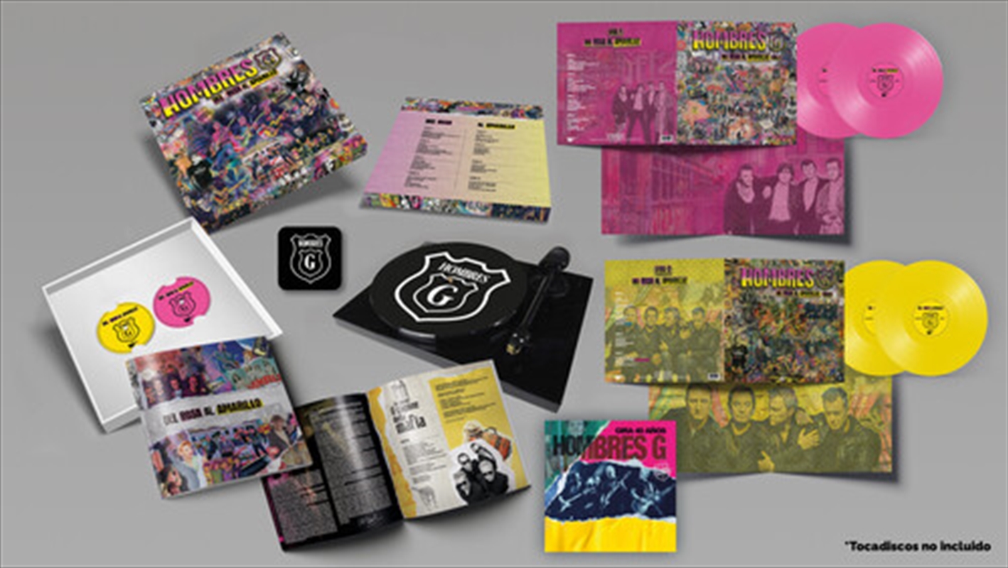 Del Rosa Al Amarillo - Yellow & Pink 4LP Box incl. 2CD, Slipmat, Booklet, Patch & Postcard/Product Detail/World