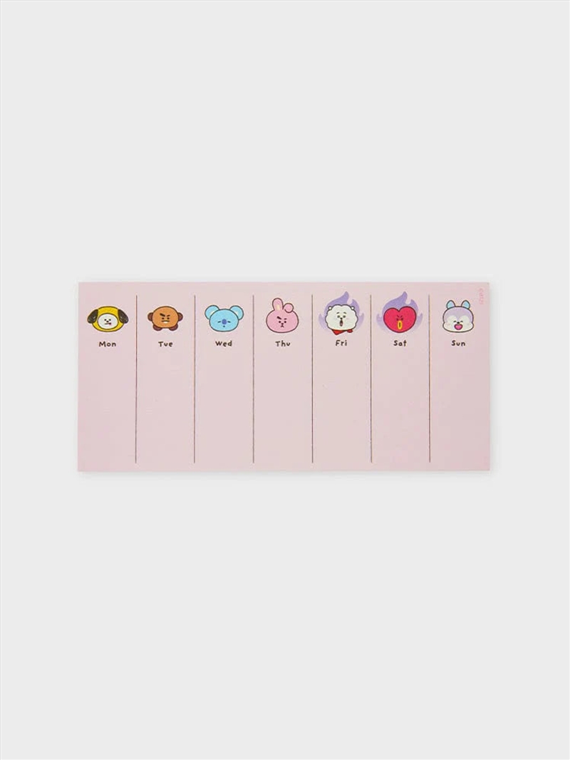 Weekly Checklist Notepads/Product Detail/KPOP Merch
