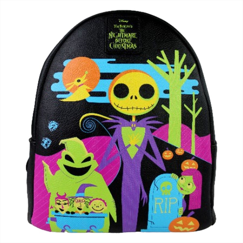 Loungefly Nightmare Before Christmas - Blacklight US Exclusive Mini Backpack [RS]/Product Detail/Bags