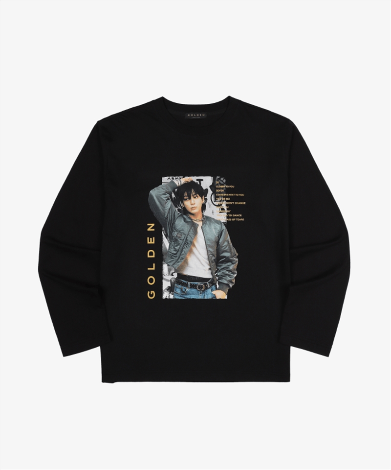 Jungkook Golden: Long Sleeve Tshirt Small/Product Detail/KPOP Merch