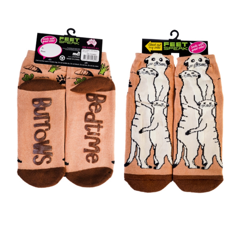 Feet Speak Socks Meerkat/Product Detail/Socks