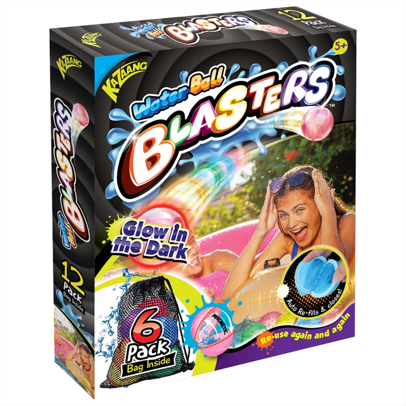 Water Ball Blasters 6 Pack Glow In the Dark/Product Detail/Toys