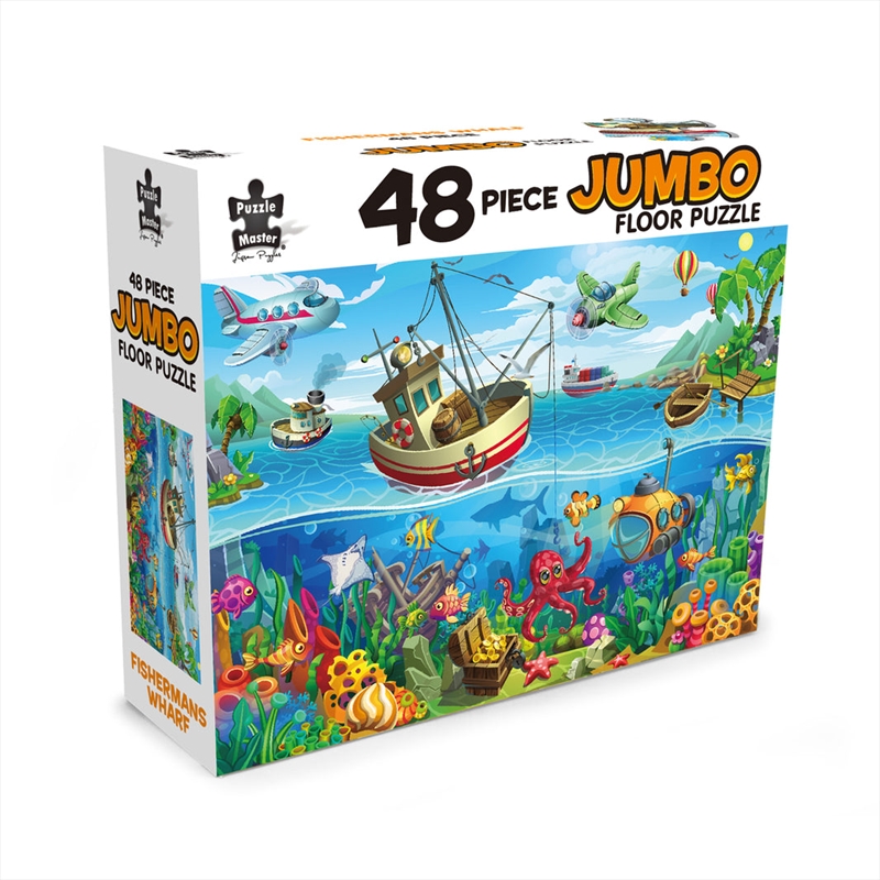 48 Piece Jumbo Floor Puzzle Fishermans Wharf/Product Detail/Jigsaw Puzzles