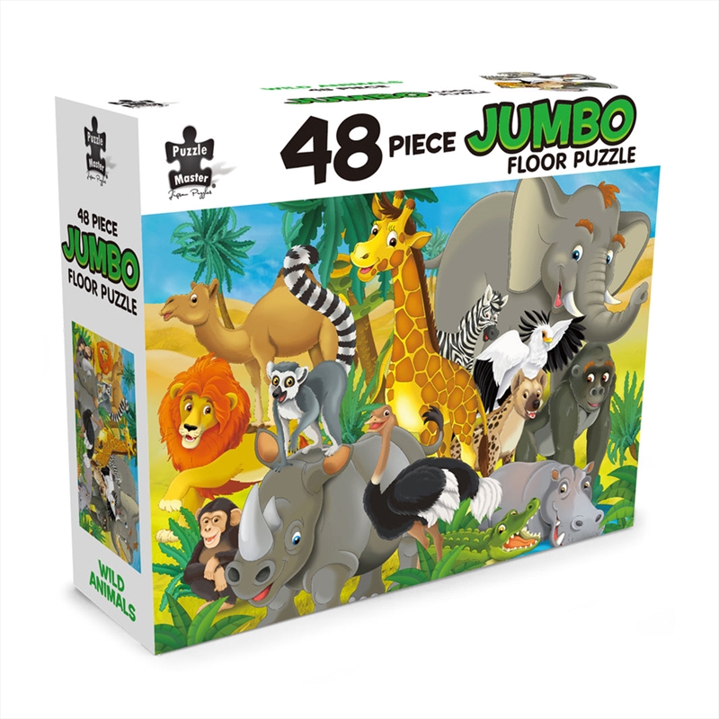 48 Piece Jumbo Floor Puzzle Wild Animals/Product Detail/Jigsaw Puzzles