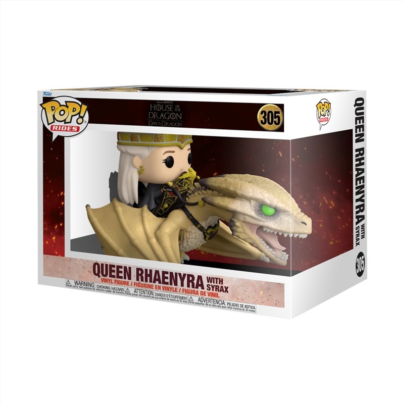 House of the Dragon - Rhaenyra with Syrax Pop! Ride/Product Detail/TV