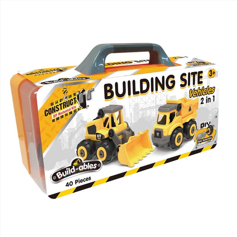 Build-ables - Building Site Vehicles 2 in 1/Product Detail/Toys