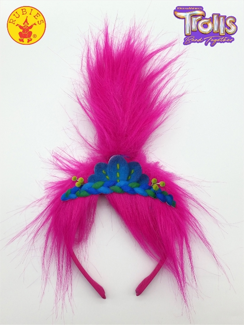 Poppy Trolls 3 - Headband With Attached Hair/Product Detail/Costumes