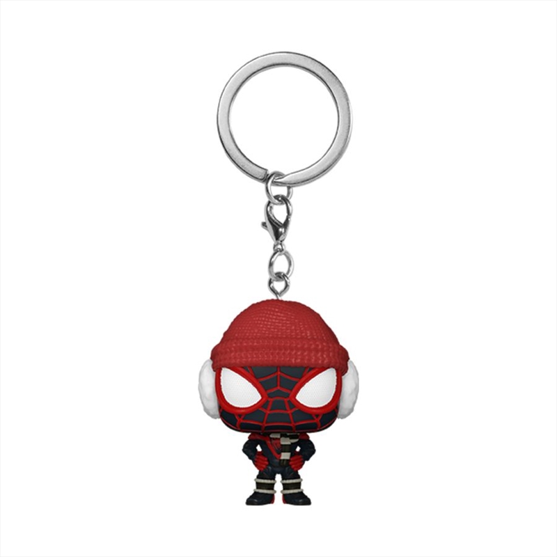 Spider-Man: Miles Morales - Winter Miles US Exclusive Pop! Keychain [RS]/Product Detail/Pop Vinyl Keychains