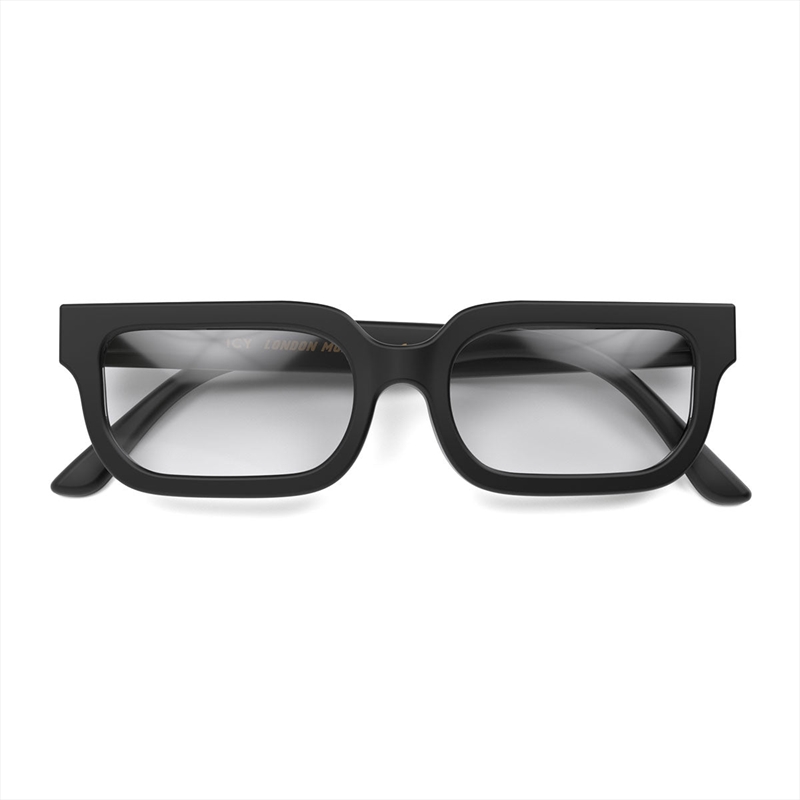 London Mole Icy Blue Blocker Glasses Matte Black/Product Detail/Apparel