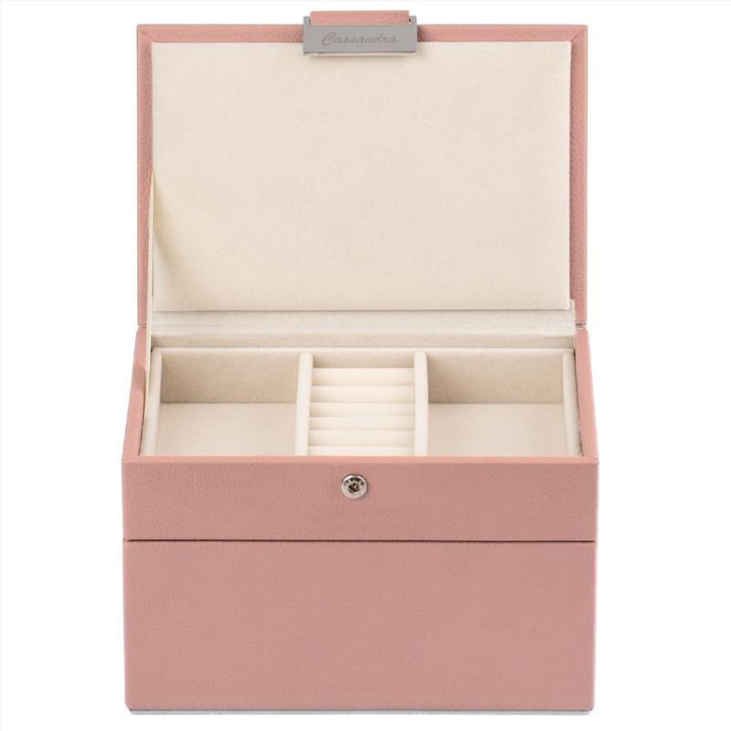 Buy Cassandra's Mini 2 Tray Jewellery Box The Dylan Collection Pink