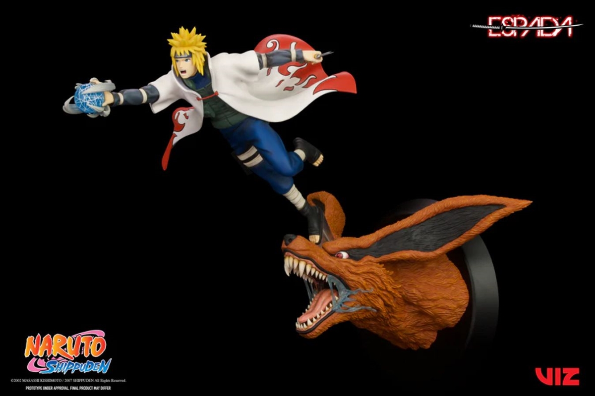 Buy Naruto Minato Namikaze & Kyuubi 18th Scale Statue Online Sanity