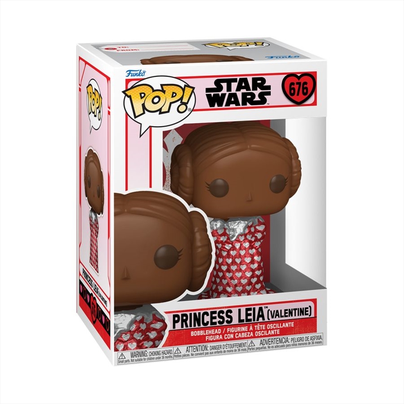 Star Wars: Valentines 2024 - Leia (Easter Chocolate) Pop! Vinyl/Product Detail/Movies