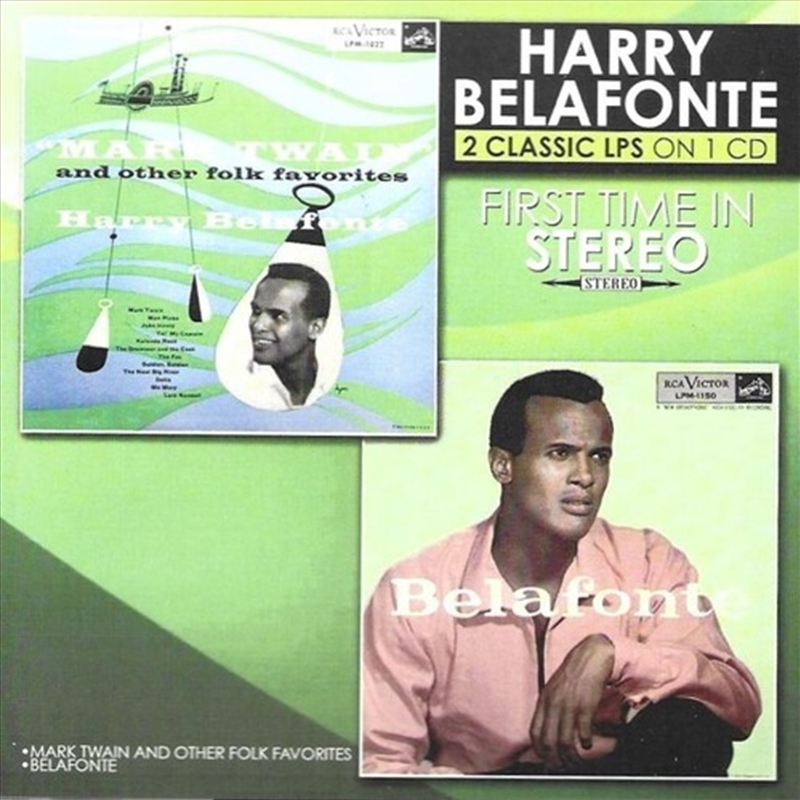 Mark Twain And Other Folk Favorites And Belafonte (2 Classic LPs on 1/Product Detail/Easy Listening