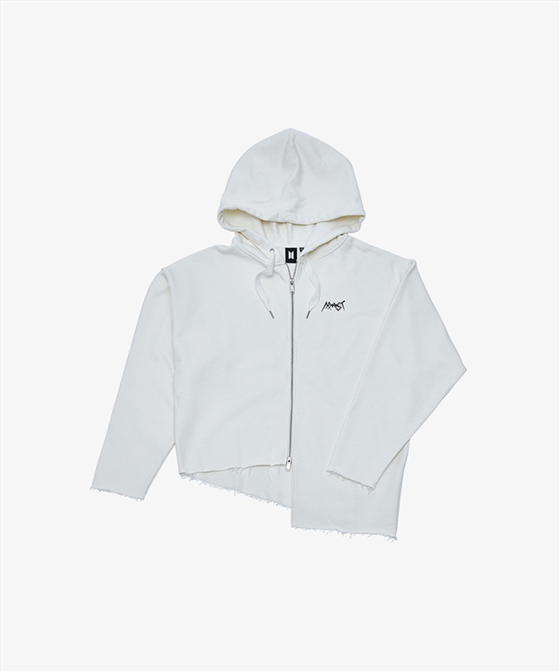 Armyst Zip-Up Hoody: White: Size M/Product Detail/Outerwear