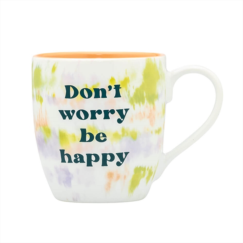 Tie Dye Mug: Don'T Worry Be Happy/Product Detail/Mugs