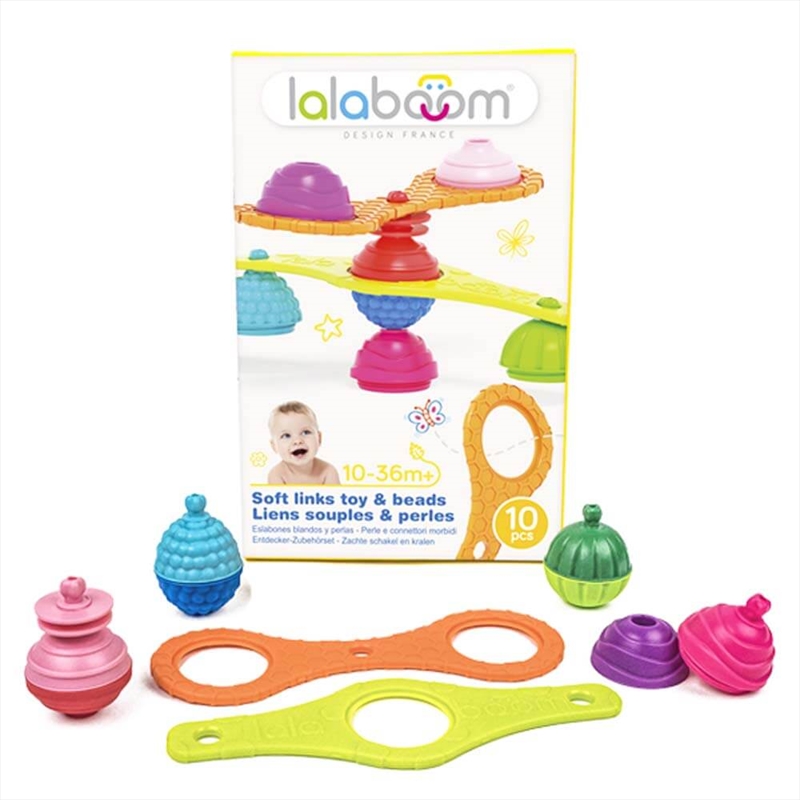 Lalaboom Soft Teether Links & Beads - 10 Pcs/Product Detail/Toys