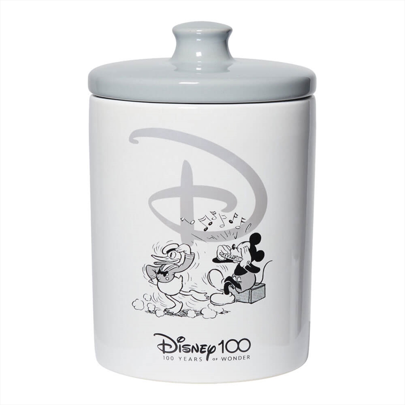 D100 Logo Mickey & Donald Duck Canister Medium/Product Detail/Homewares