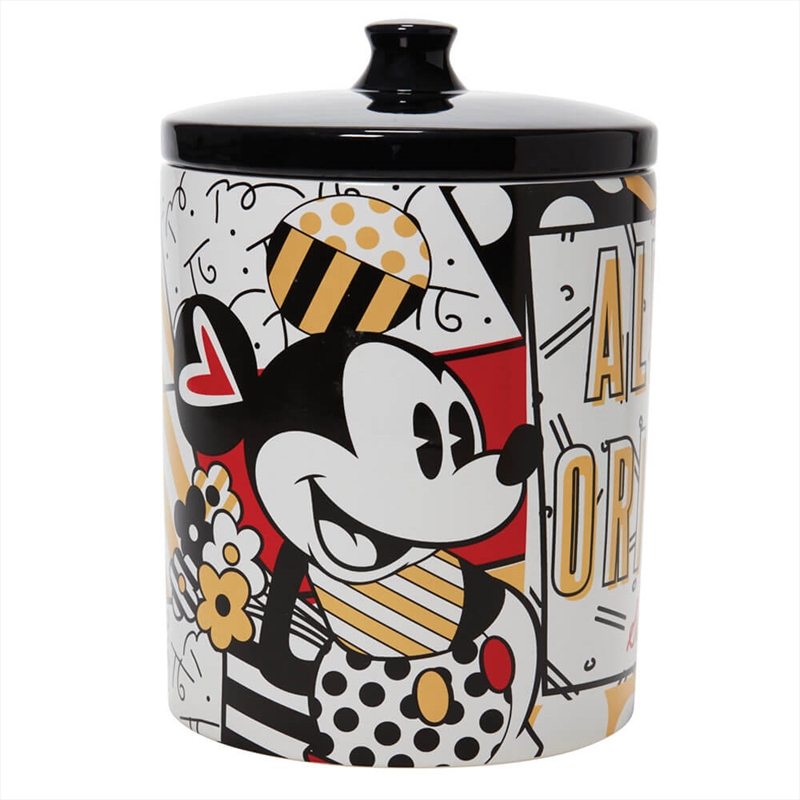 Rb Midas Large Canister Mickey & Minnie 24Cm/Product Detail/Homewares