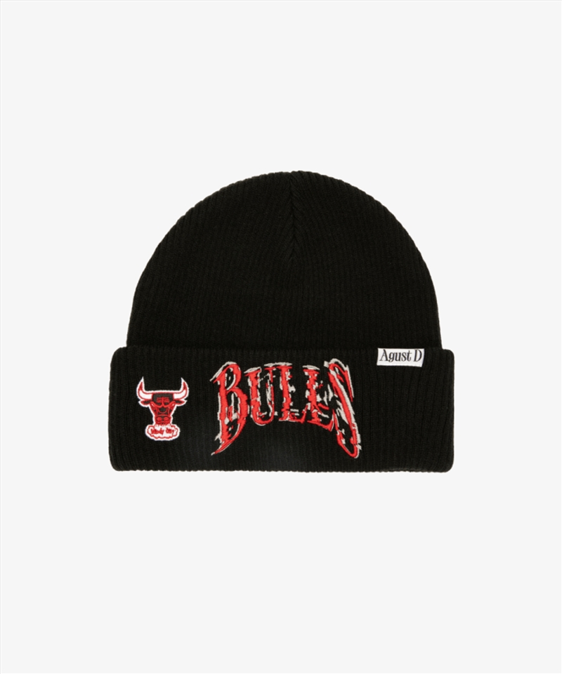 BTS SUGA - Glitch Cuff Knit / Bulls/Product Detail/KPOP Merch