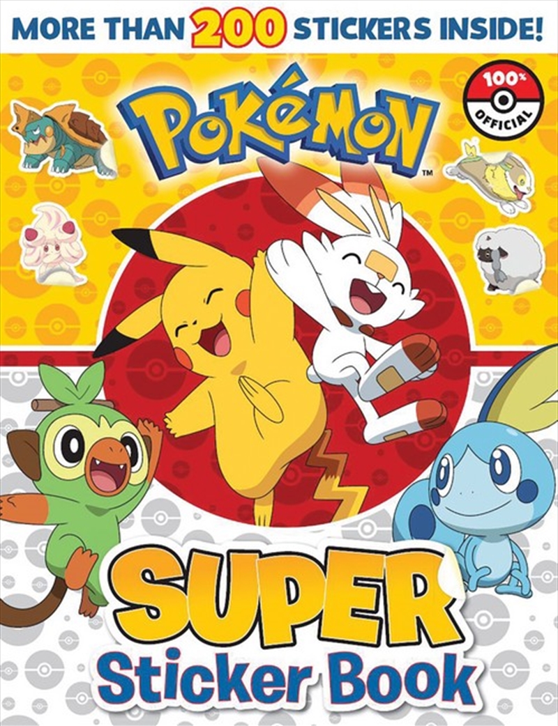 Pokemon Super Sticker Book/Product Detail/Kids Activity Books