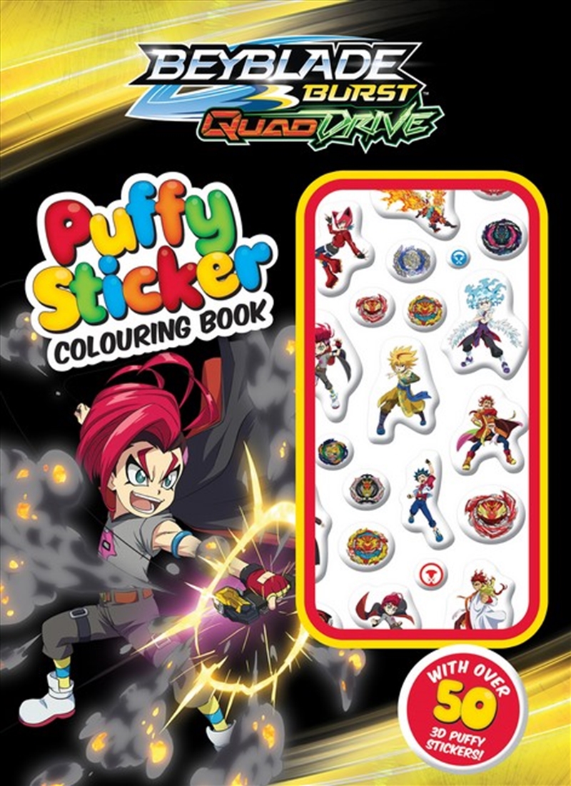 Beyblade Burst Quad Drive: Puffy Sticker Colouring Book/Product Detail/Kids Colouring