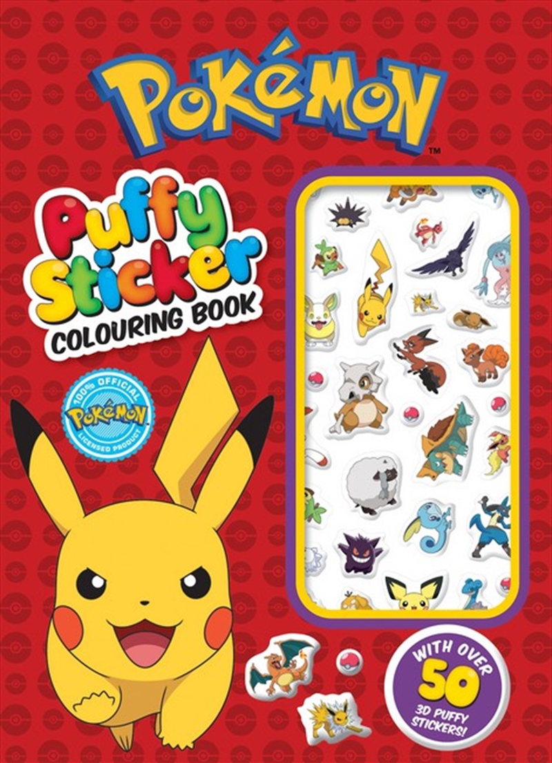 Pokemon: Puffy Sticker Colouring Book 2023/Product Detail/Kids Colouring