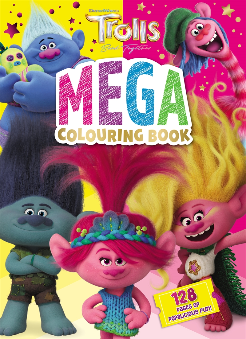 Trolls Band Together: Mega Colouring Book (Dreamworks)/Product Detail/Kids Colouring