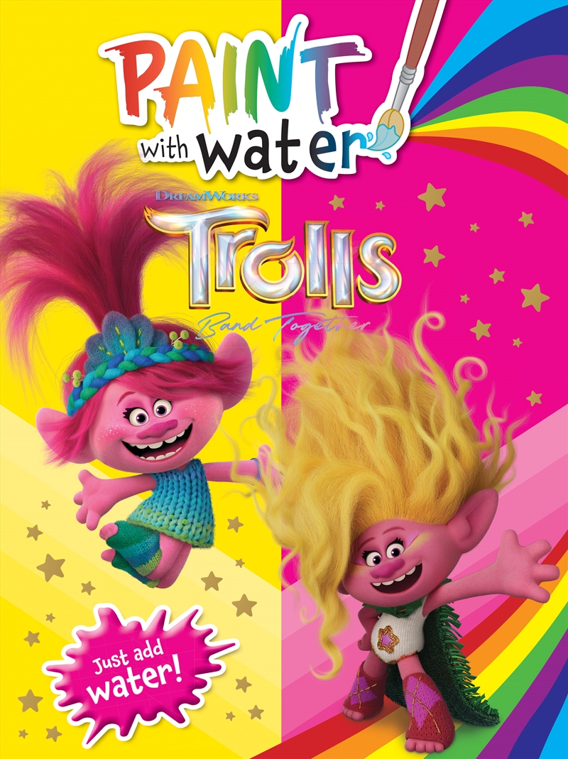 Trolls Band Together: Paint With Water (Dreamworks)/Product Detail/Kids Activity Books