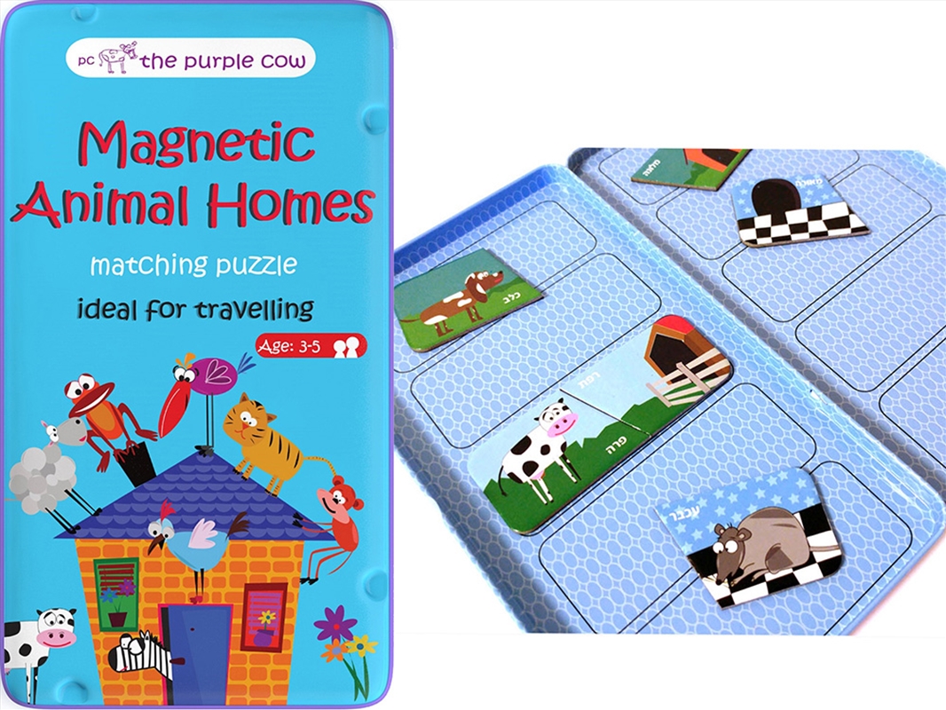 Animal Homes, Magnet. Trav.Tin/Product Detail/Games