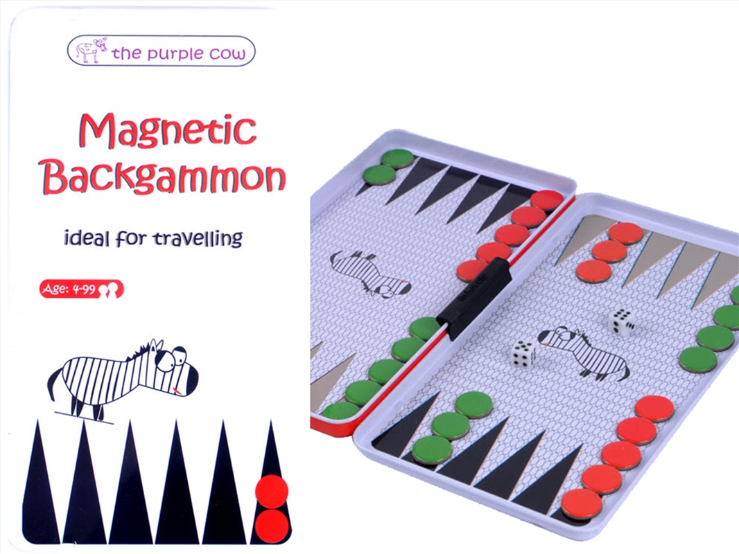 Backgammon, Travel Tin/Product Detail/Games