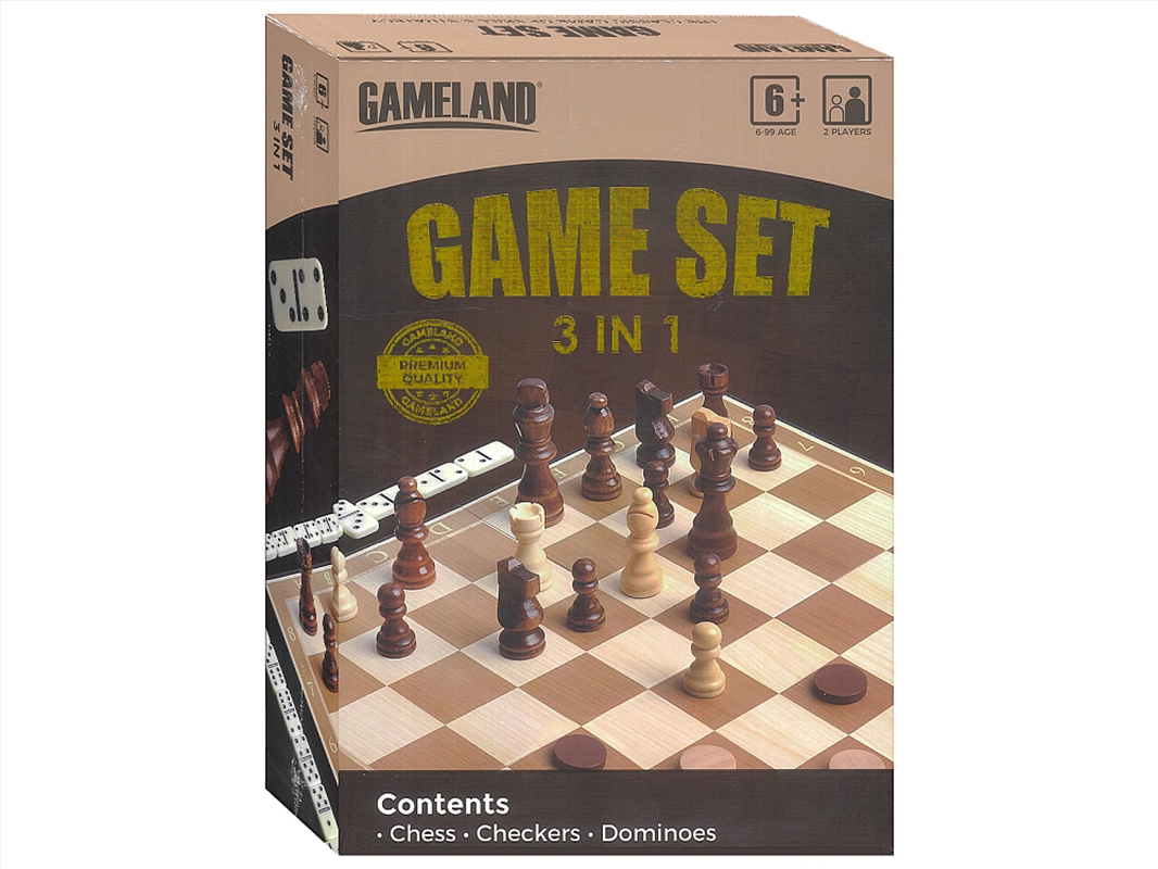 Combo Chess 3-In-1 (Gameland)/Product Detail/Games