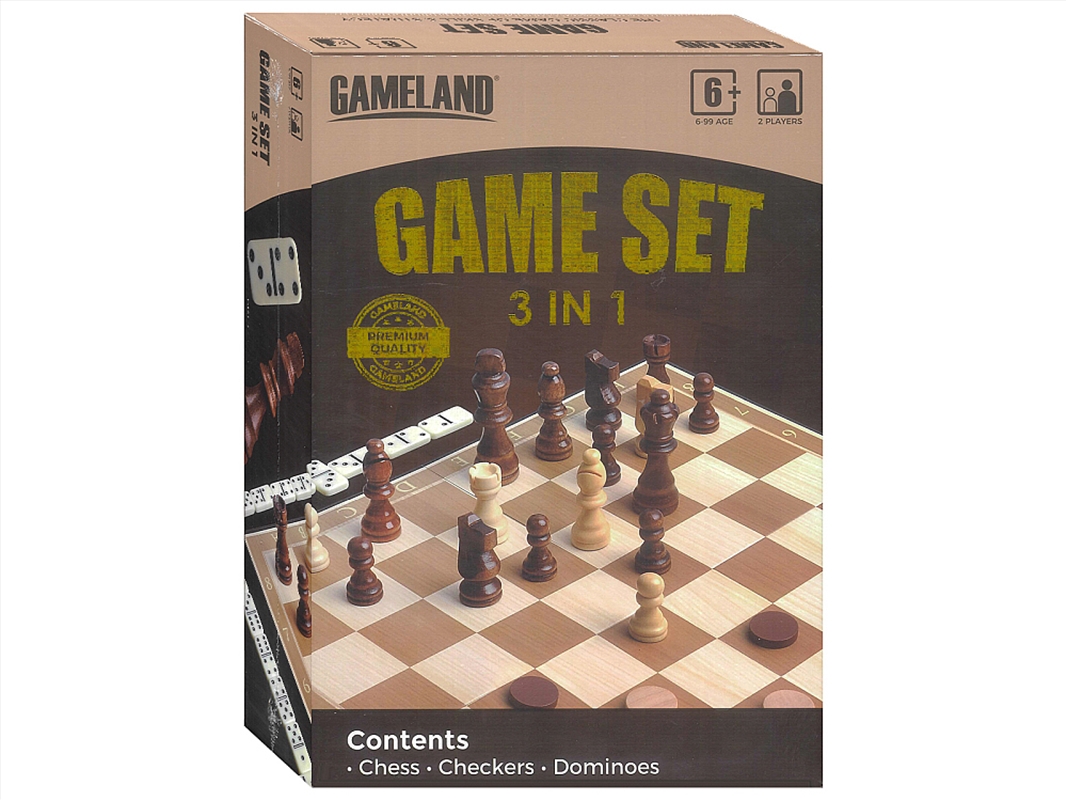 Combo Chess 3-In-1 (Gameland)/Product Detail/Board Games