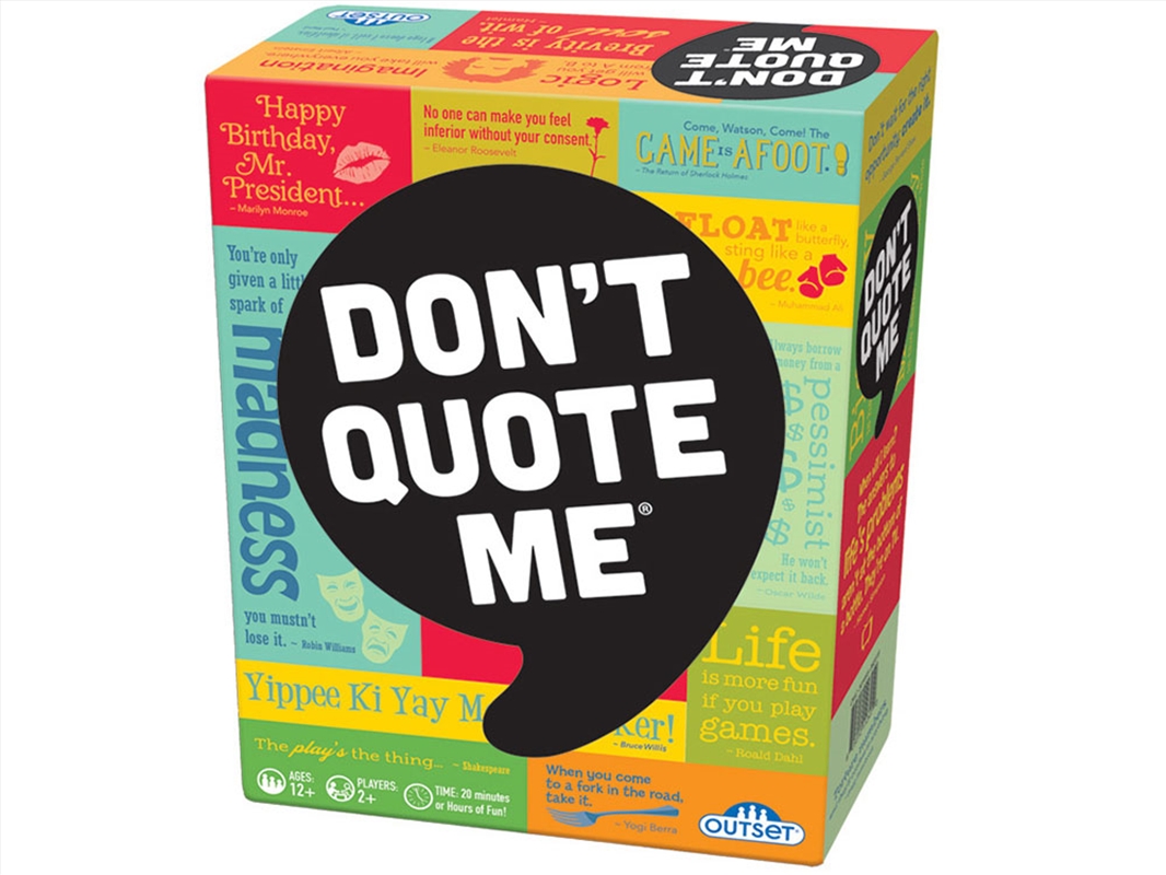 Don'T Quote Me/Product Detail/Card Games