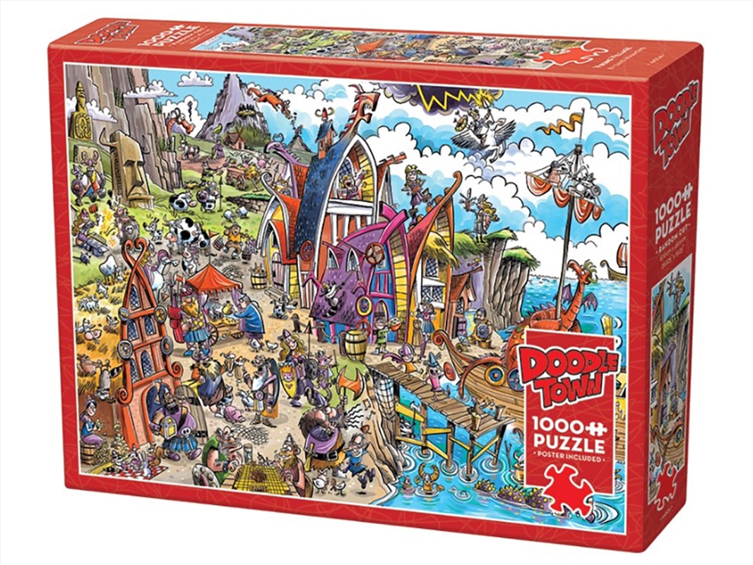 Doodletown Viking Village 1000/Product Detail/Jigsaw Puzzles