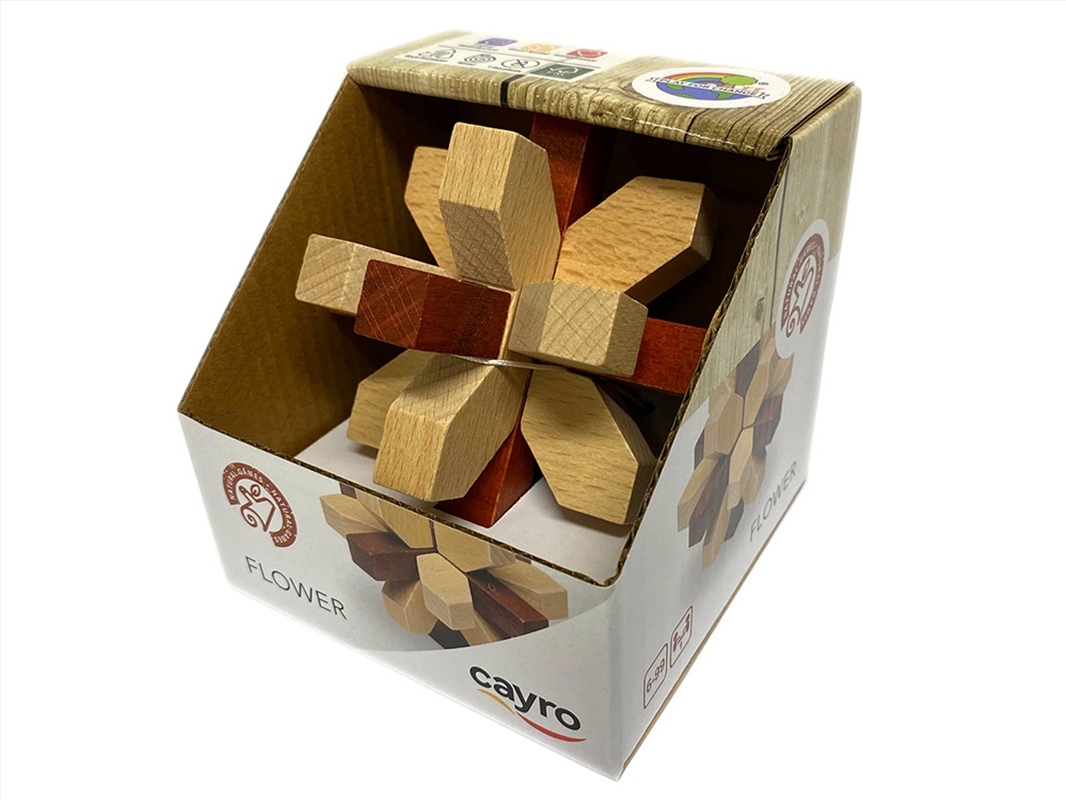 Flower Wood Puzzle (Cayro)/Product Detail/Adult Games