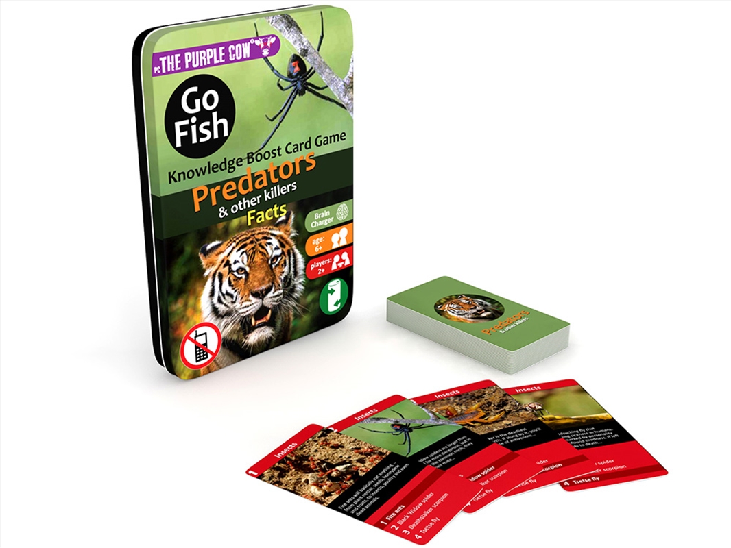 Go Fish Predators, Magnet.Tin/Product Detail/Card Games