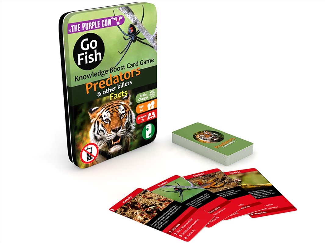 Go Fish Predators, Magnet.Tin/Product Detail/Card Games
