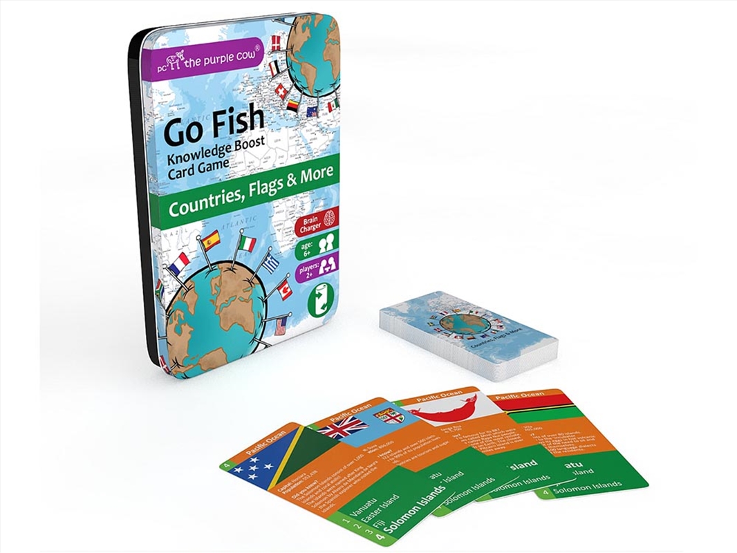 Go Fish, Countries,Flags Tin/Product Detail/Card Games