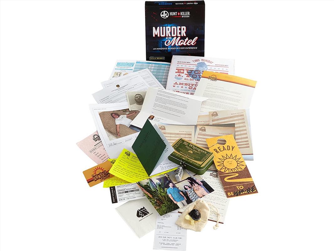 Hunt A Killer- Murder At Motel/Product Detail/Board Games