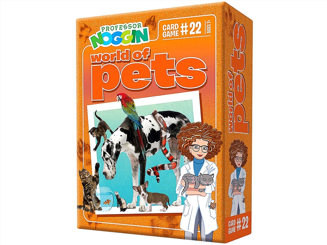 Prof.Noggin'S World Of Pets/Product Detail/Card Games