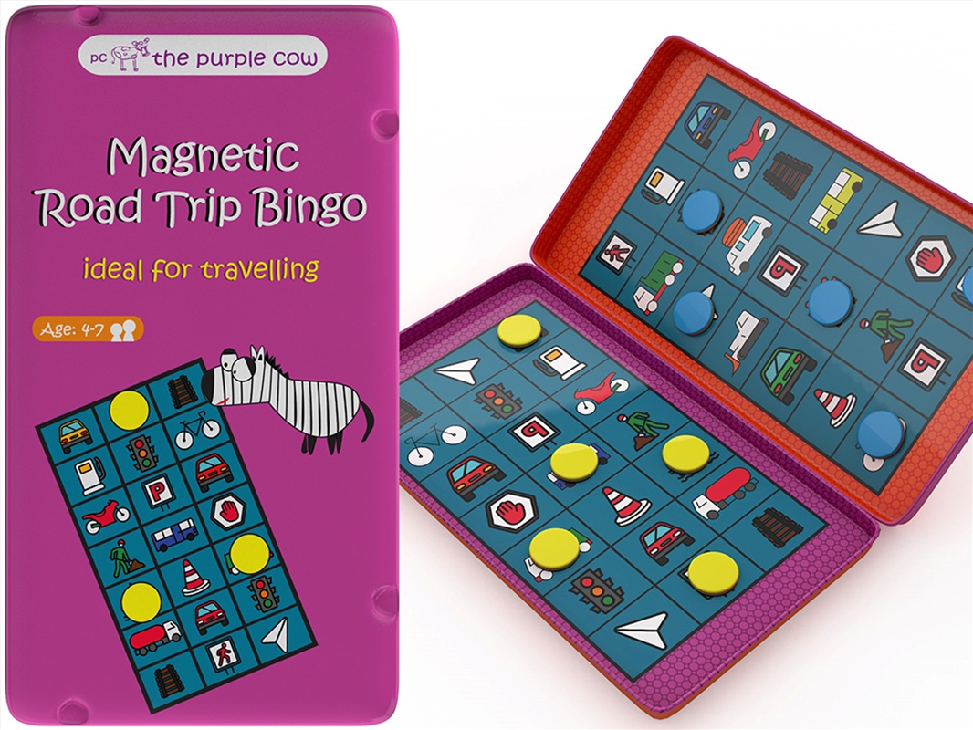 Road Trip Bingo,Magn.Travl.Tin/Product Detail/Board Games