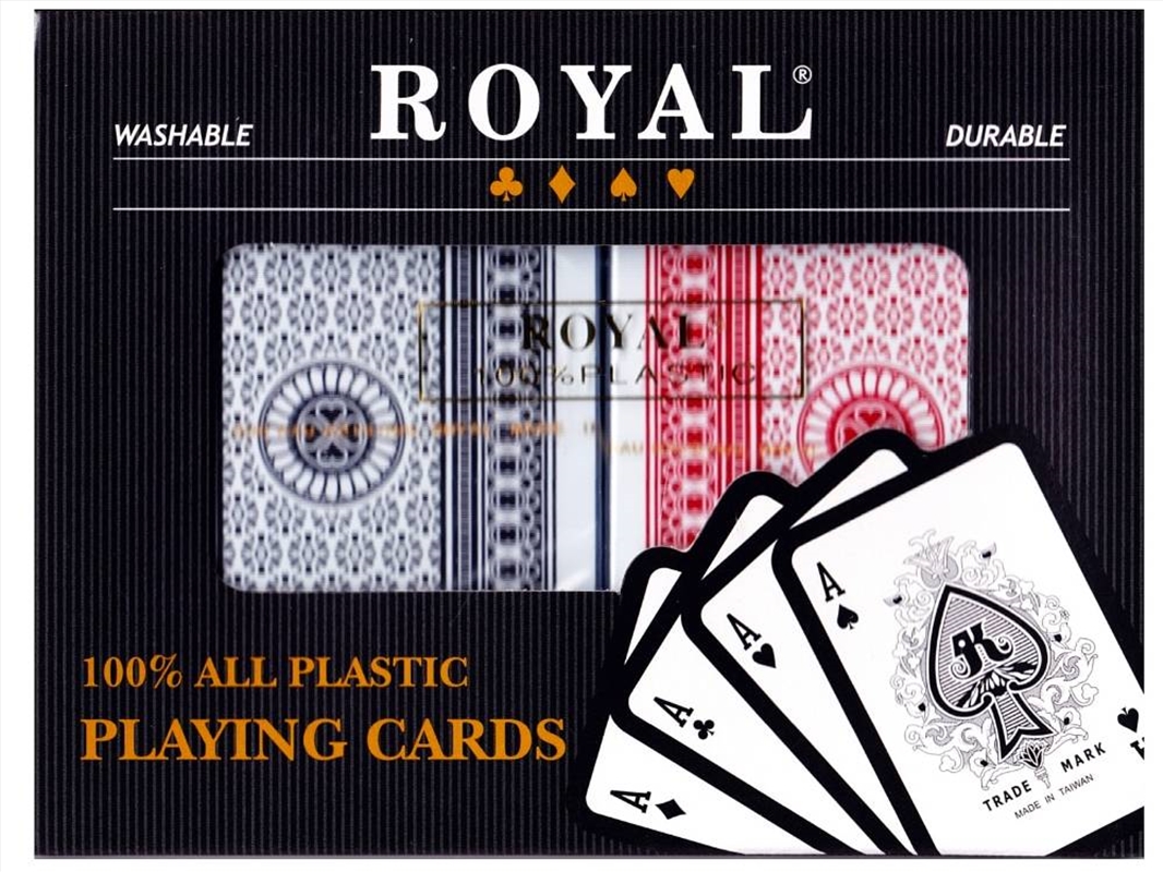 Royal 100% Plastic Double Deck/Product Detail/Card Games
