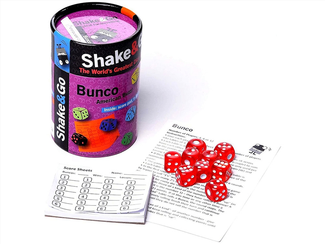 Shake & Go, Bunco Dice Game/Product Detail/Games