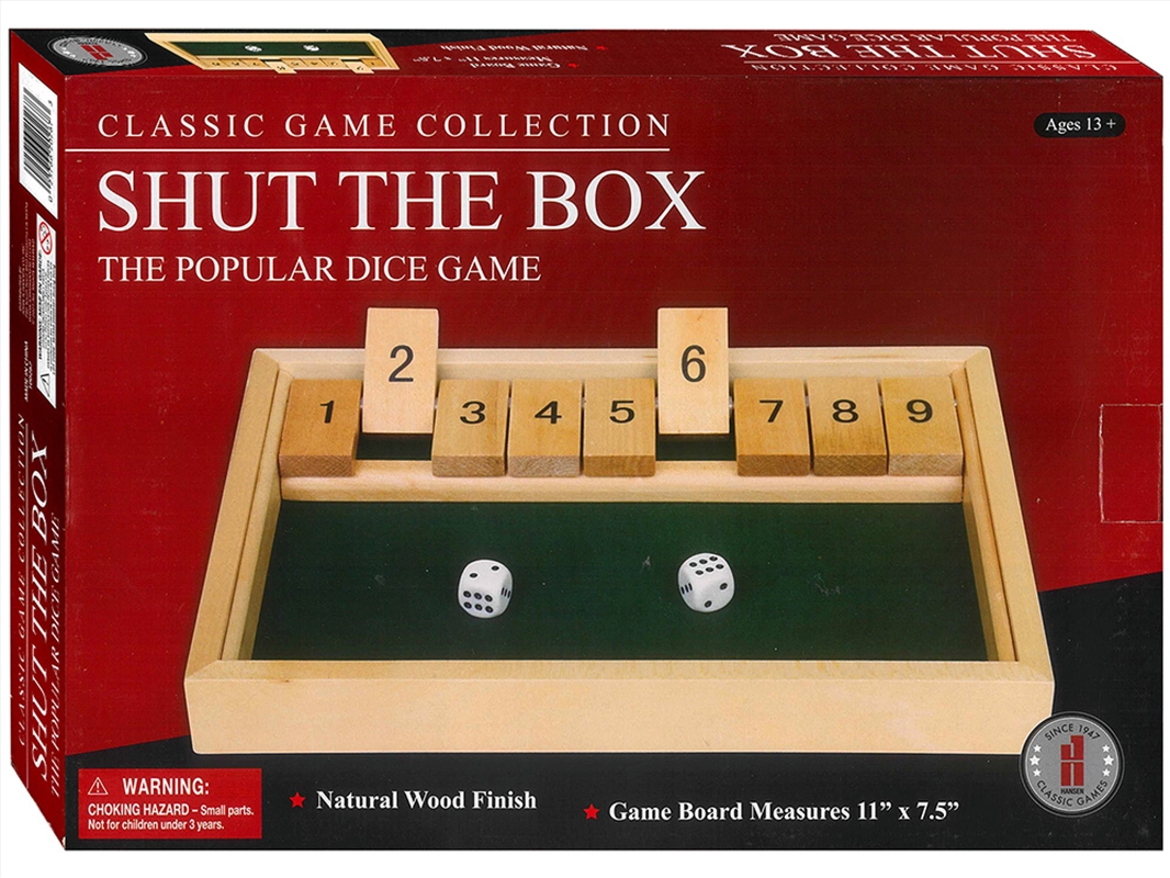 Shut The Box/Product Detail/Board Games