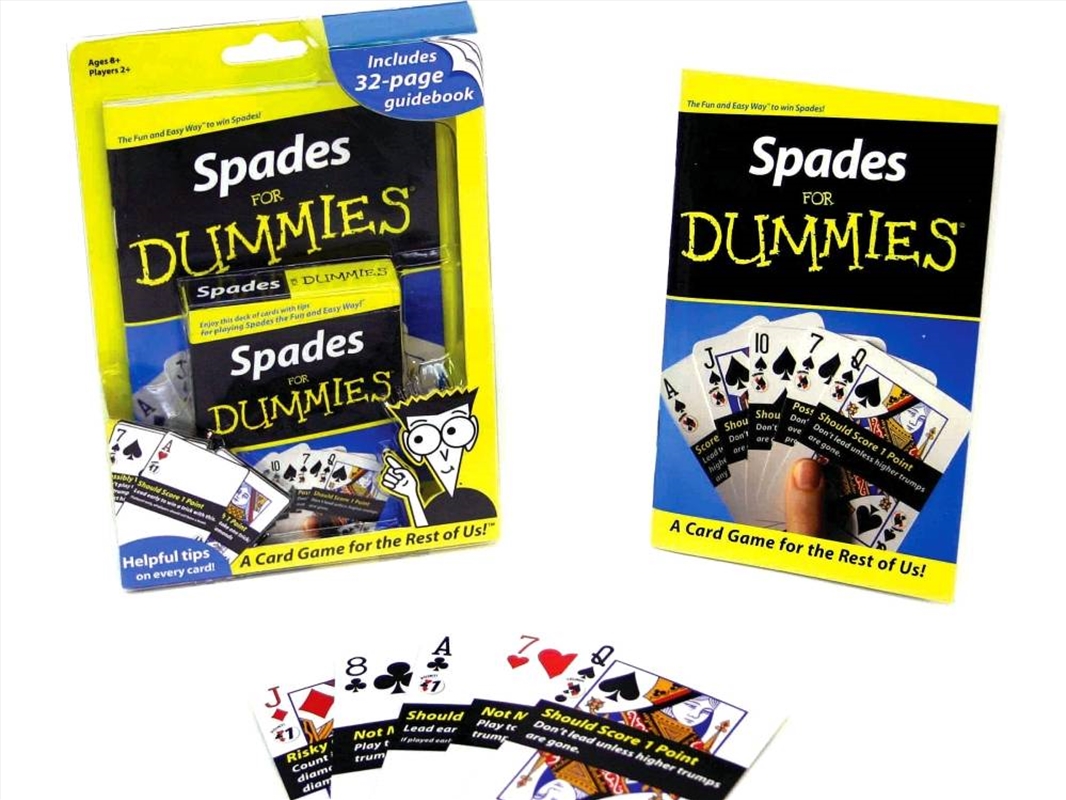 Spades For Dummies/Product Detail/Card Games