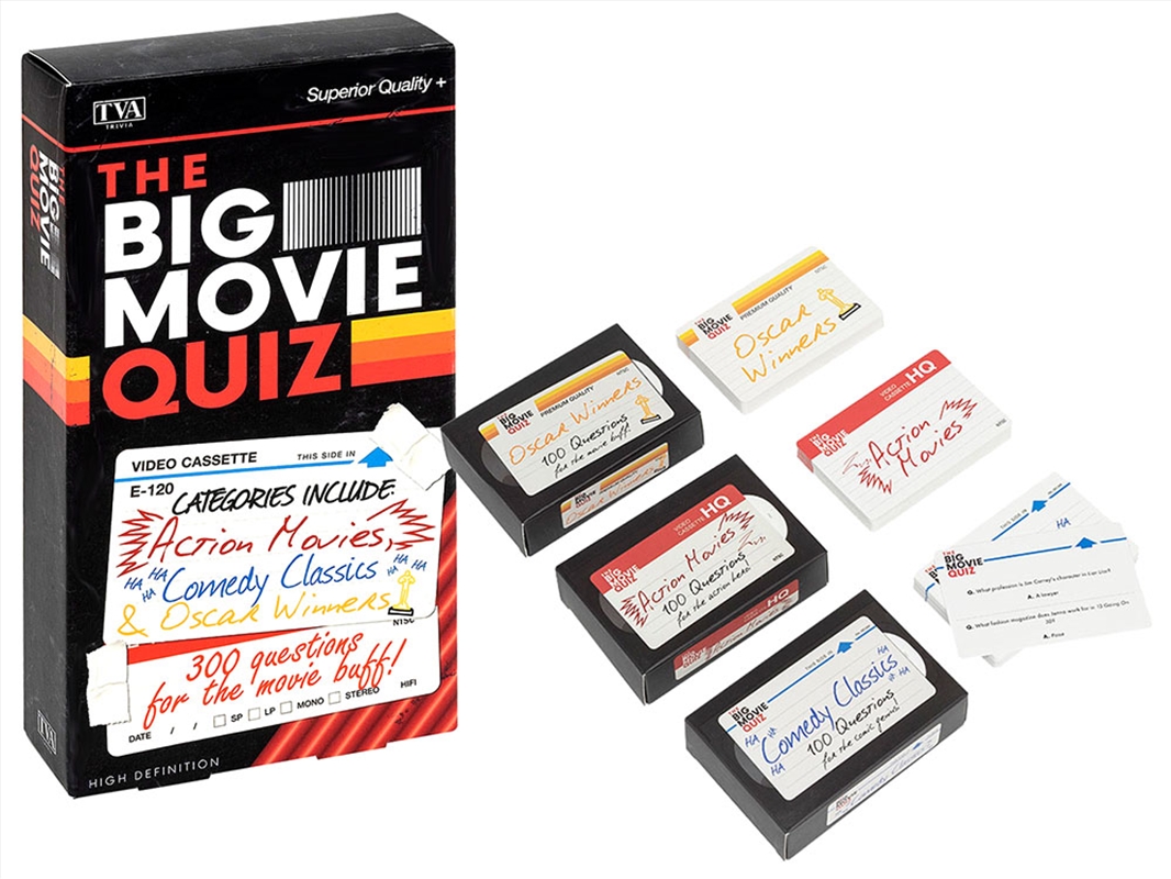 The Big Movie Quiz/Product Detail/Card Games