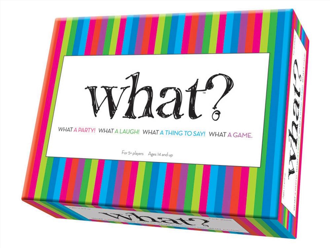 What? Party Game/Product Detail/Card Games