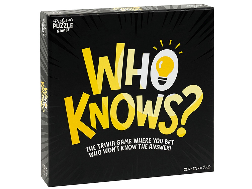 Who Knows? You Bet You Know.../Product Detail/Card Games