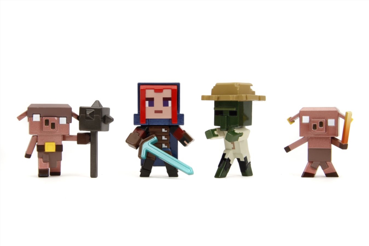 Minecraft - Legends 2.5" Metalfig 4-Pack/Product Detail/Figurines