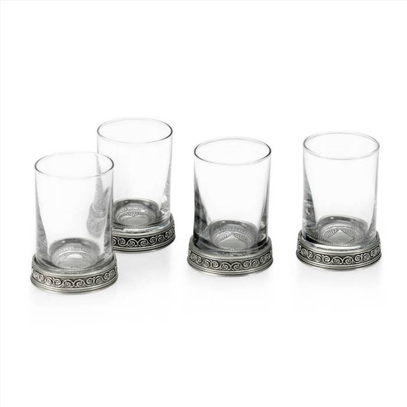 Ace 4-Shot Glass Set/Product Detail/Flasks & Shot Glasses